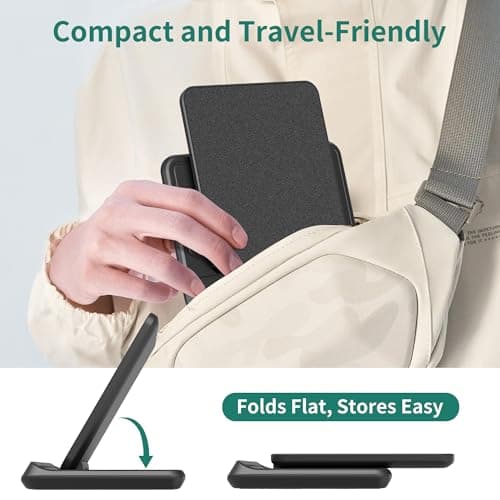 PlusAcc Wireless Charging Dock for Kindle Colorsoft & iPhone 14 Pro Max — view 5