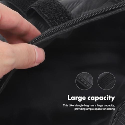 DOITOOL E Bike Battery Bag Triangle - Large Frame Bag 49x41x11cm - Electric Mountain Bicycle Cycling Accessories - Waterproof Oxford Storage Case for 72V Power-Pack & Bikepacking — view 5
