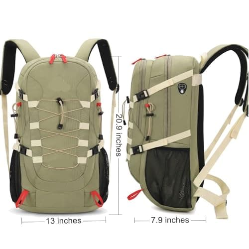 GAOJUNAN Hiking Rucksack Bag 40L Hiking Backpack With Rain Cover Outdoor Sport Travel Bag For Camping Climbing Outdoor Climbing Touring(Turquoise) — view 2