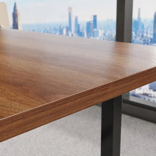 8FT Conference Table with V-S Cable Box - Walnut h, 94.5"x47.2", Seats 8-10, 1500lb Capaci, Versatile Design, Ideal for Offices & Meetings. — view 6