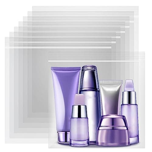 Airport Security Liquids Bags 20x20cm 8 Pack Clear Toiletry Bags