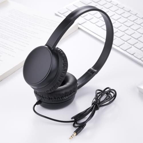 XOSDA Bulk Headphones for Classroom 20 Pack for Kids Students K-12, Wholesale School Durable Wired Earphones for Teachers Teens Chromebook Computer Laptop(LS30,Black) — view 3