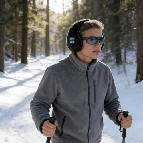 Wireless Ear Warmers Warm Adjustable Wireless Unisex Headphones — view 4