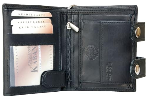 Men's RFID Biker's Wallet with 45 cm Long Metal Chain to Hang — view 3