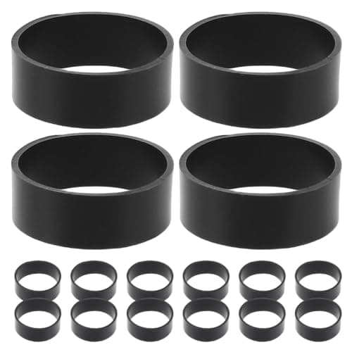 Zerodeko 600pcs Reusable Black Silicone Cable Ties for Cord and Charging Cable Management Tough Non-slip Rubber Bands Prevent Tangling