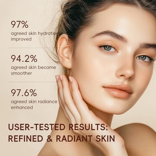 5PCS Rice Skin Care Sets & Kits, Korean Skincare Set- Cleanser, Toner, Serum, Eye Cream & Moisturizer, Christmas Birthday Gifts for Women Teenage Girls Mom Friend, Travel Skincare Set — view 3