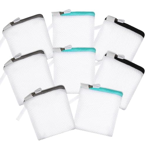Laundry Mesh Washing Bags 8pcs for Delicates, Polyester