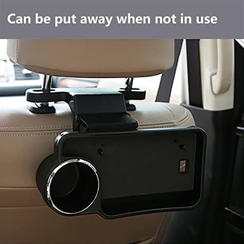 WANGCL Car Back seat Organizer with Foldable Table Tray Universal Portable Foldable Auto Headrest Drink Holder Stand Food Tray — view 3