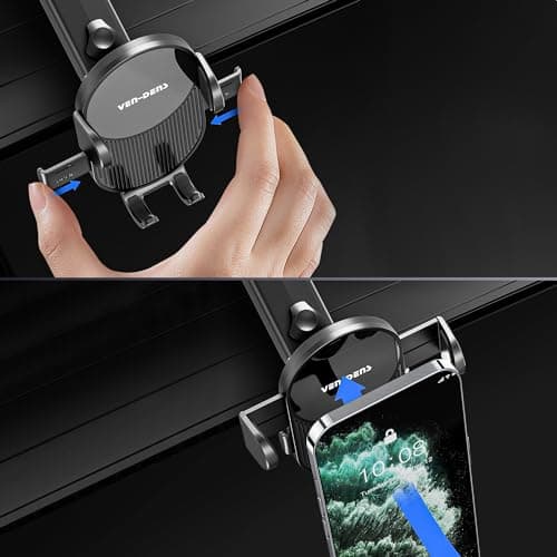 VEN-DENS For Google Pixel 8A 7A 6A 8 7 6 5 4 3 2 XL 8 Pro 7 Pro 6 Pro Car Phone Holder, [Super Suction Power & No-Wobbling] Cell Phone Mount Dashboard Windshield Vent Long Arm Hands Free Cradle Fit — view 3