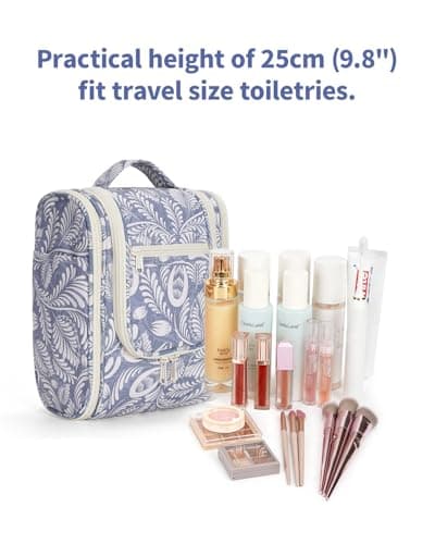 Narwey Hanging Toiletry Bags for Women, Travel Wash Bag for Toiletries — view 5
