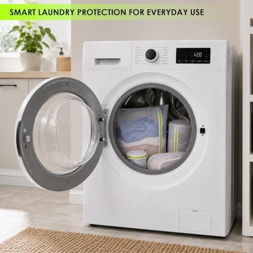 Mesh Laundry Bags with Zip 4 PacK | Reusable| Clothes Storage & Travel — view 2