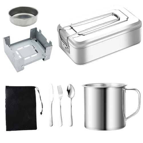 Camping Mess Tin, 8 Pcs Camping Mess Tins for Camping