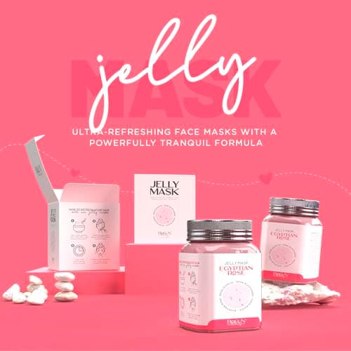 BRÜUN Peel-Off Egyptian Rose Jelly Mask for Face Care – A 23 fl oz Rubber Mask Jar for 30 to 35 Treatments – A Skin Care Moisturizing Gel Mask of Spa Set for Men, Women and Adults — view 2