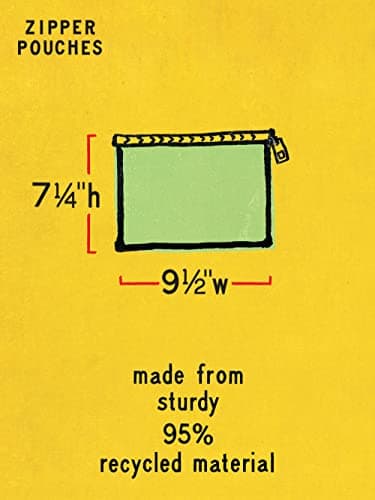 Blue Q Dandelion Zipper Pouch - Cosmetic Case - Yellow - Rectangular Pouch - Storage, Travel, Organization, Everyday Use — view 4