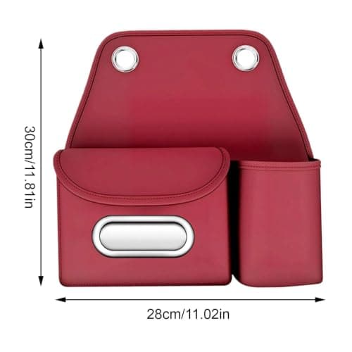 Back Seat Organizer with Tissue Box Cup Holder Headrest Storage — view 6