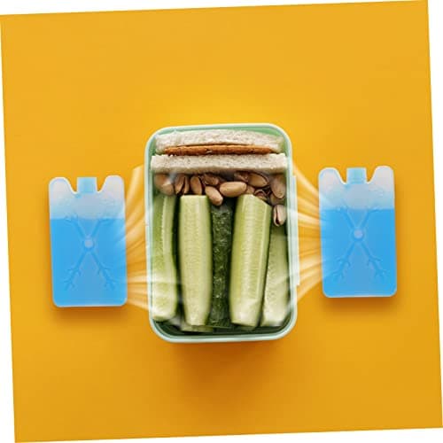 Gogogmee Ice Cooling Pack 4pcs Rubber Leak-proof Blue for Food — view 5
