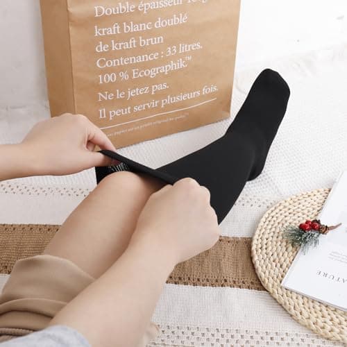 2 Pairs 20-30 mmhg Compression Socks for Women Men — view 4