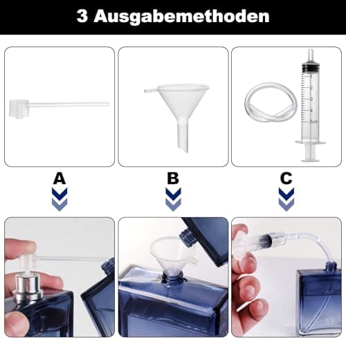 Nadinsta 100ml Empty Glass Perfume Atomiser, Perfume Spray Bottle — view 4