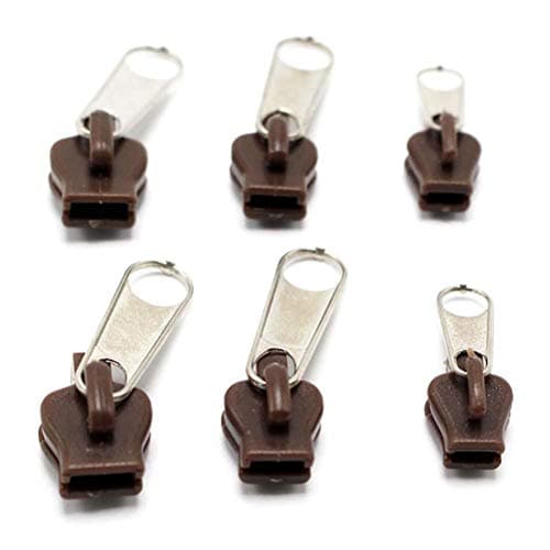 Tnfeeon Zipper Slider Repair Kit, 6-Pack Size Fit for Luggage Jackets and — view 2