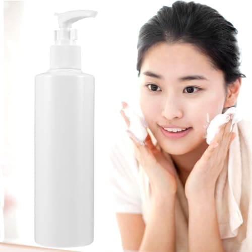 6 Pack 250ml Plastic Pump Dispenser Lotion Bottle White — view 3
