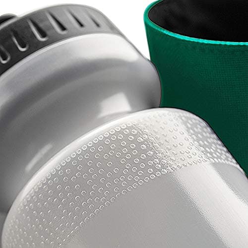 Quadra Water Bottle And Fabric Sleeve Holder (One Size) (Bottle Green) — view 2