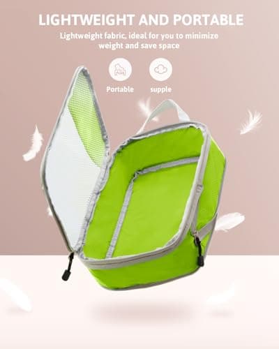 Meowoo 7-Piece Compression Packing Cubes for Luggage, Travel Organisers — view 6