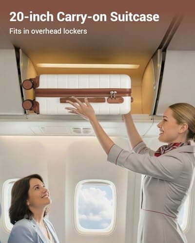 Shavont Cabin Suitcase 55x40x20, Lightweight Ryanair Small Cabin Luggage — view 4