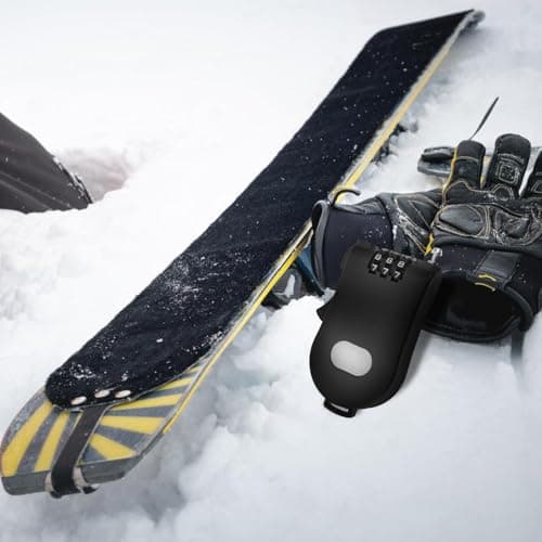 Portable Ski Board Cable Lock Password Security for Travel — view 6