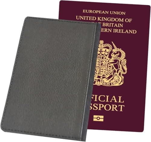 Speaking of Gifts Personalised Kids First Passport Holder – Unicorn & Rainbow Custom Name Passport Cover | Gift for Daughter, Niece, Granddaughter | First Holiday, Birthday — view 4