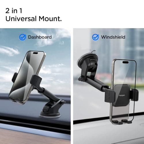 Spigen Universal Car Phone Holder Car Mount Cradle with Suction Cup — view 2