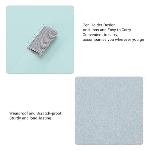 Pissente Magnetic E Reader Sleeve Case for Kindle Scribe 10.2 Inch & Elipsa 10.3 Inch with Microfiber Leather Slim Lightweight Shockproof Anti Scratch Anti Drop (Light Blue) — view 4