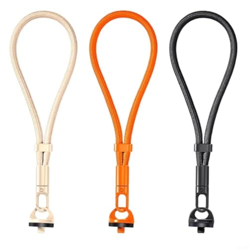 Adjustable Wrist Strap for Insta360 Luna-Ultra with 1/4'' Screw, Zinc Alloy & Polyester Hand Belts for Action Cameras Accessories(Beige) — view 3
