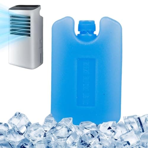 Freezer Ice Block - 230ml Ice Packs Air Cooler, Reusable Freezing Gel Blocks | Pre Filled Thermal Chill Storage Units, Temperature Control For Home Office Car Road Trip Food Preservation Use