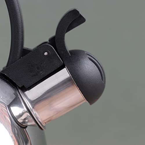 La Cafetière Stainless Steel 1.3 Litres Whistling Kettle, Stove top, Induction and Gas Hob, Silver — view 5