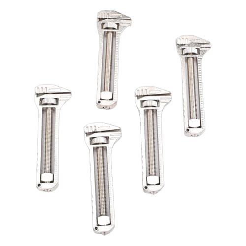 Eujgoov 5 Pack Multitool Wrench, Compact Adjustable Wrench with Bottle Opener Nail Puller Caliper for Home Camping Travel — view 3