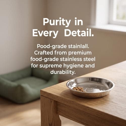 10 Pcs Stainless Steel Cat Bowls, Pet food Bowls for Cats and Puppies — view 5