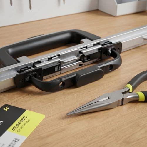 VERDANVERSE Plastic Suitcase Handle Grip Replacement with Internal Telescopic Handle Locking Mechanism, Black Luggage Repair Hardware for Effortless Repair and Universal Compatibility, — view 6