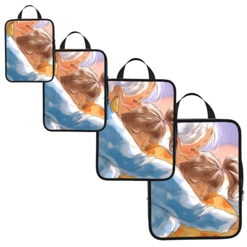 Vortithora 4 Set Grandma-Hug-Love Compression Packing Cubes — view 2