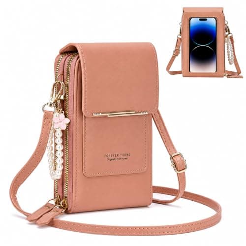 Touch Screen Crossbody Phone Bag for Women Anti Theft Crossbody Bag Purse