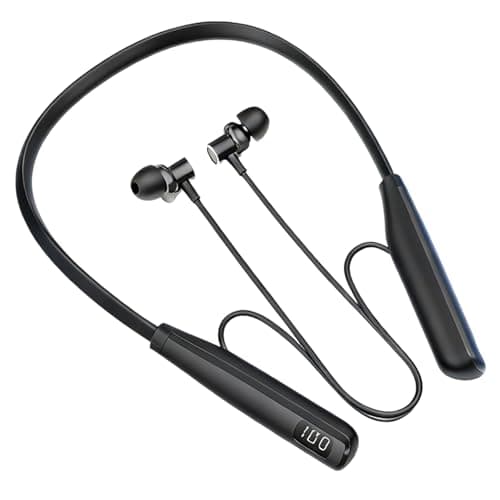 Aivane Neckband Headphones Bluetooth 5.3 Wireless with Mic, Playtime 100H