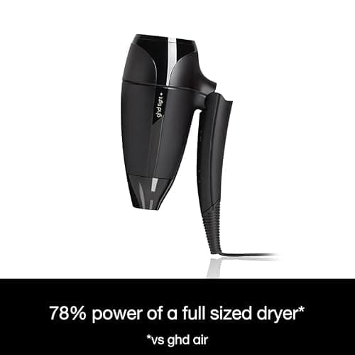 ghd Flight+ Portable Travel Hair Dryer, Lightweight, Dual Voltage 1600W — view 3