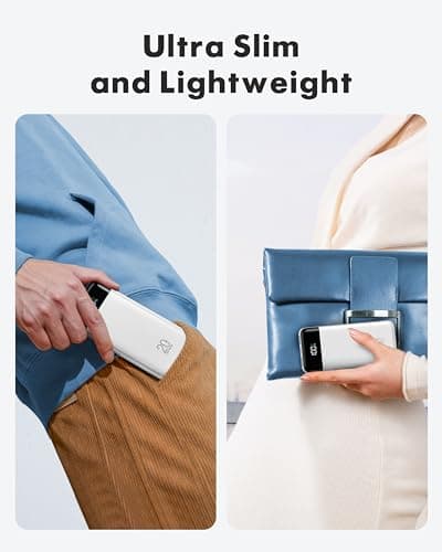 Charmast 22.5W Fast Charging Power Bank, 4 Cables Portable Charger 20000mAh — view 5