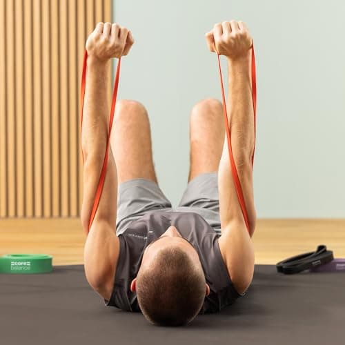 Core Balance Long Loop Resistance Band, Red, 7kg-15kg — view 2