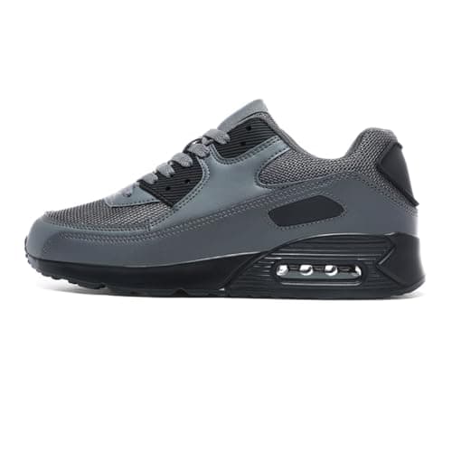 Padgene Men Women Running Shoes Sports Trainers Breathable Lightweight Sneakers Air Cushion Low Top Footwear Waking Fitness Lace up Shoes for Walking Gym Jogging Fitness Athletic Casual — view 4