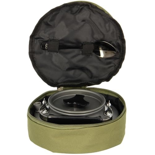 NGT 0.8L Aluminium Kettle Set – Lightweight Outdoor Camping & Fishing Kettle with Teaspoon Compact, Durable Anodised Aluminium for Bivvy, Backpack & Travel — view 4