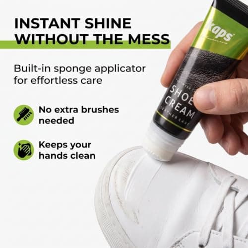 Kaps Shoe Care Conditioning Cream For Natural And Synthetic Leather, Cream (100 - Transparent) — view 3