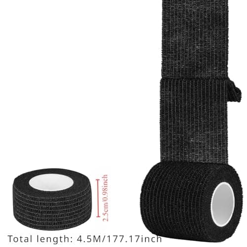 DraCra 8 Pack Messenger Bag Handle Wrap Protector Cover Non Glue Adhesive Fabric Sleeve Grip for Toiletry Bags Purse Strap Wallet Tote Laptop Backpack Shoulder Handbag Luggage Travel Suitcase, Multi — view 5