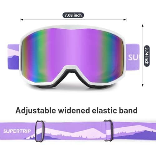 Supertrip Ski Goggles for Women Men — view 6