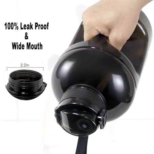 GEMFUL 3L Large Water Bottle with Straw and Time Marker — view 6