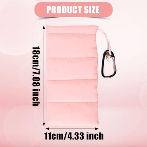 Lyreh Thermal Phone Case with Carabiner, Universal Cellphone Pouch (Pink) — view 2